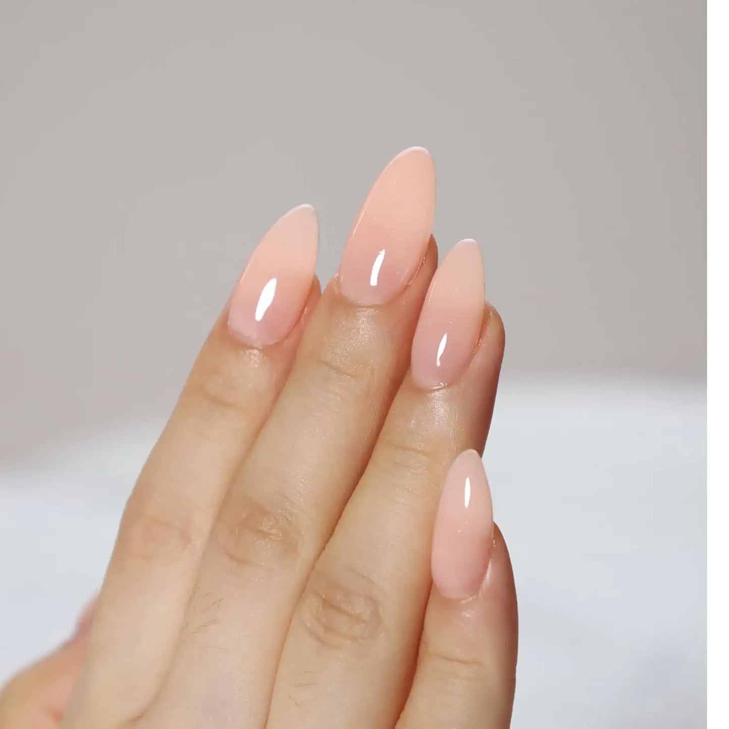 FZANEST Natural Nude Builder Gel For Nails,15ml Builder Base Jelly Color Gel Nail Polish In A Bottle,Rubber Base Coat Gel Polish,Brush On Builder Extension Gel Soak Off French Manicure Cover Nude