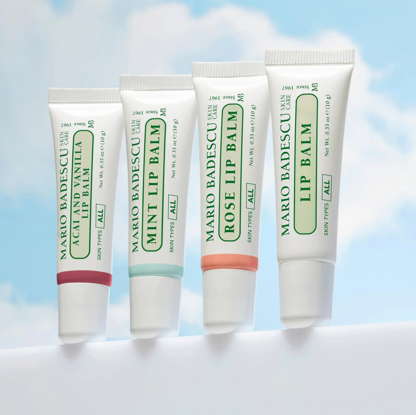 Mario Badescu Moisturizing Lip Balm for Dry Cracked Lips, Infused with Coconut Oil and Shea Butter, Ultra-Nourishing Lip Care Moisturizer for Soft, Smooth and Supple Lips Acai and Vanilla