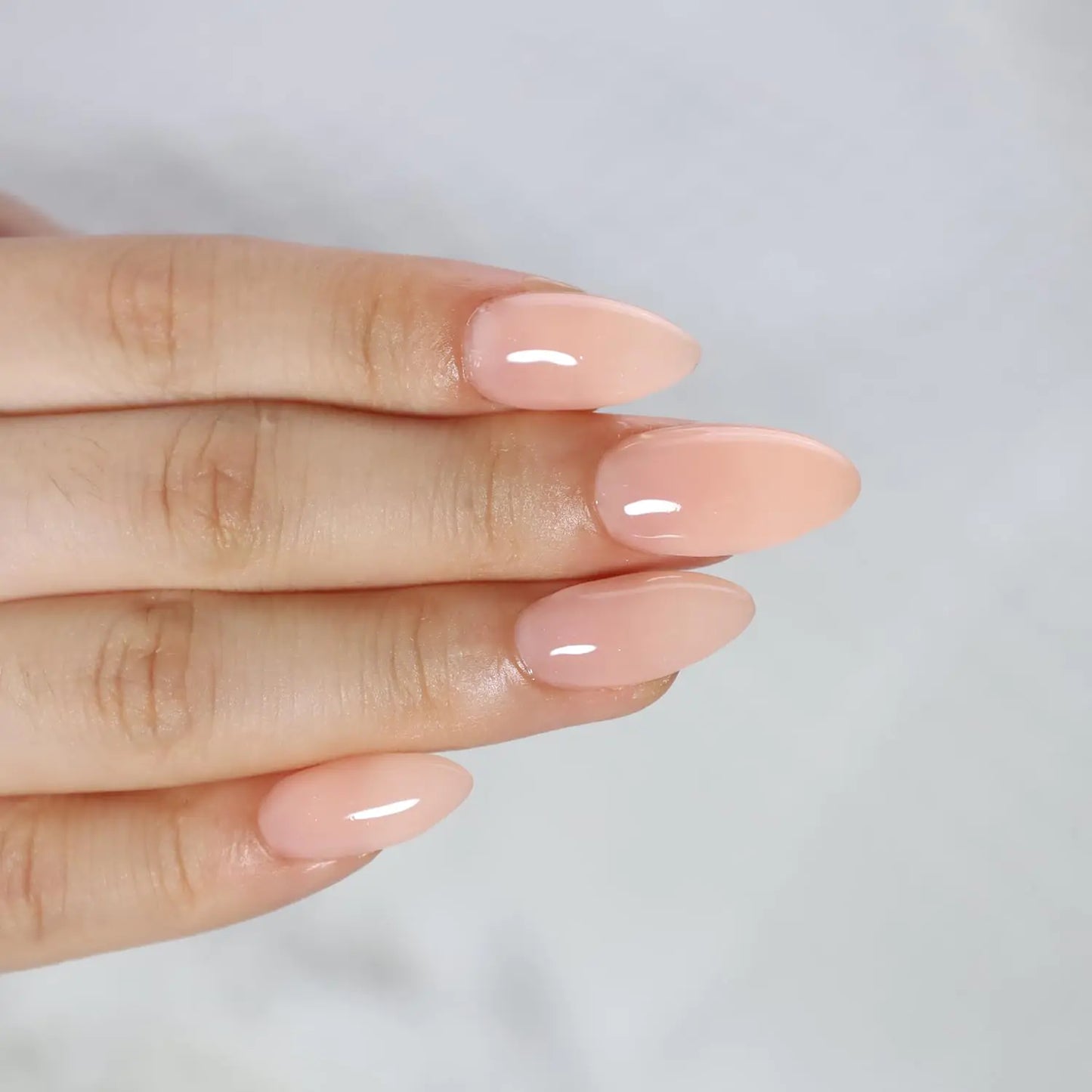 FZANEST Natural Nude Builder Gel For Nails,15ml Builder Base Jelly Color Gel Nail Polish In A Bottle,Rubber Base Coat Gel Polish,Brush On Builder Extension Gel Soak Off French Manicure Cover Nude